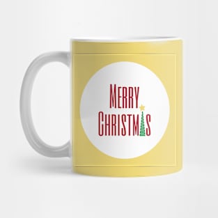 Merry Christmas typography Mug